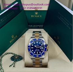 Rolex Submariner 41mm Date Two Tone Blue 126613LB cheapest luxury watches sale