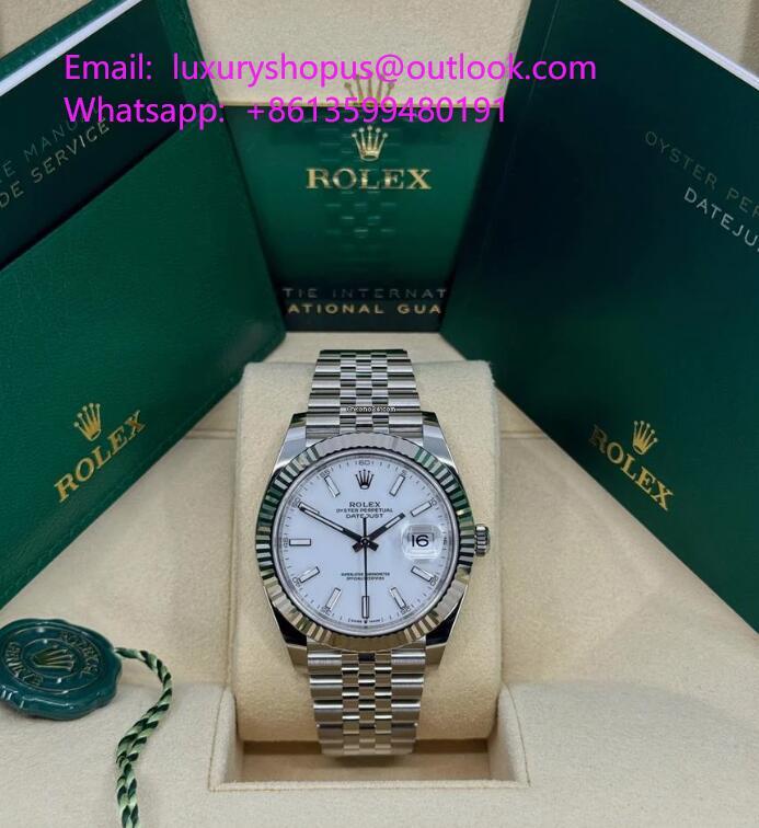 Rolex Datejust 41mm Black Jubilee 126300-0012 buy luxury watches online watch 