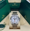 Rolex 2025 Datejust 41mm White Jubilee 126300-0006 Swiss automatic luxury watch 