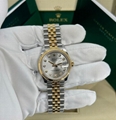 Rolex 2025 Datejust 41mm White Jubilee 126300-0006 Swiss automatic luxury watch 