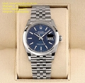 Rolex 2025 Datejust 41mm White Jubilee 126300-0006 Swiss automatic luxury watch 