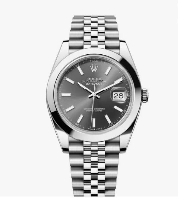 Rolex Datejust 41mm Rhodium Jubilee 126300-0008 Luxury swiss design watches sale