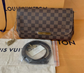 NEW LOUIS VUITTON Favorite MM Damier Ebene Pochette Crossbody Bag lv handbag 