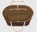 NEW LOUIS VUITTON Neverfull MM Tote Bag Monogram Rose Beige LV women designer 