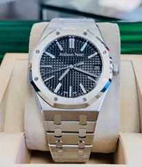 Audemars Piguet Royal Oak 41mm Black Dial Men Watch 15510ST.OO.1320ST.07 Men 