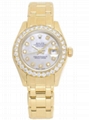 Rolex Masterpiece 81319 18K White Gold 34mm MOP Dial 12 Diamond Bezel 