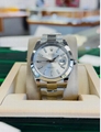 Rolex Datejust 41 126300 Full Custom Diamond Pave Set Baguette Dial brand luxury