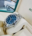 Rolex Datejust 126334 41mm Oyster Esfera Azul 18K Oro Blanco Bisel Reloj Nuevo