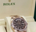 Rolex President 40mm Day-Date 228235 18K Rose Gold Chocolate Motif Dial 