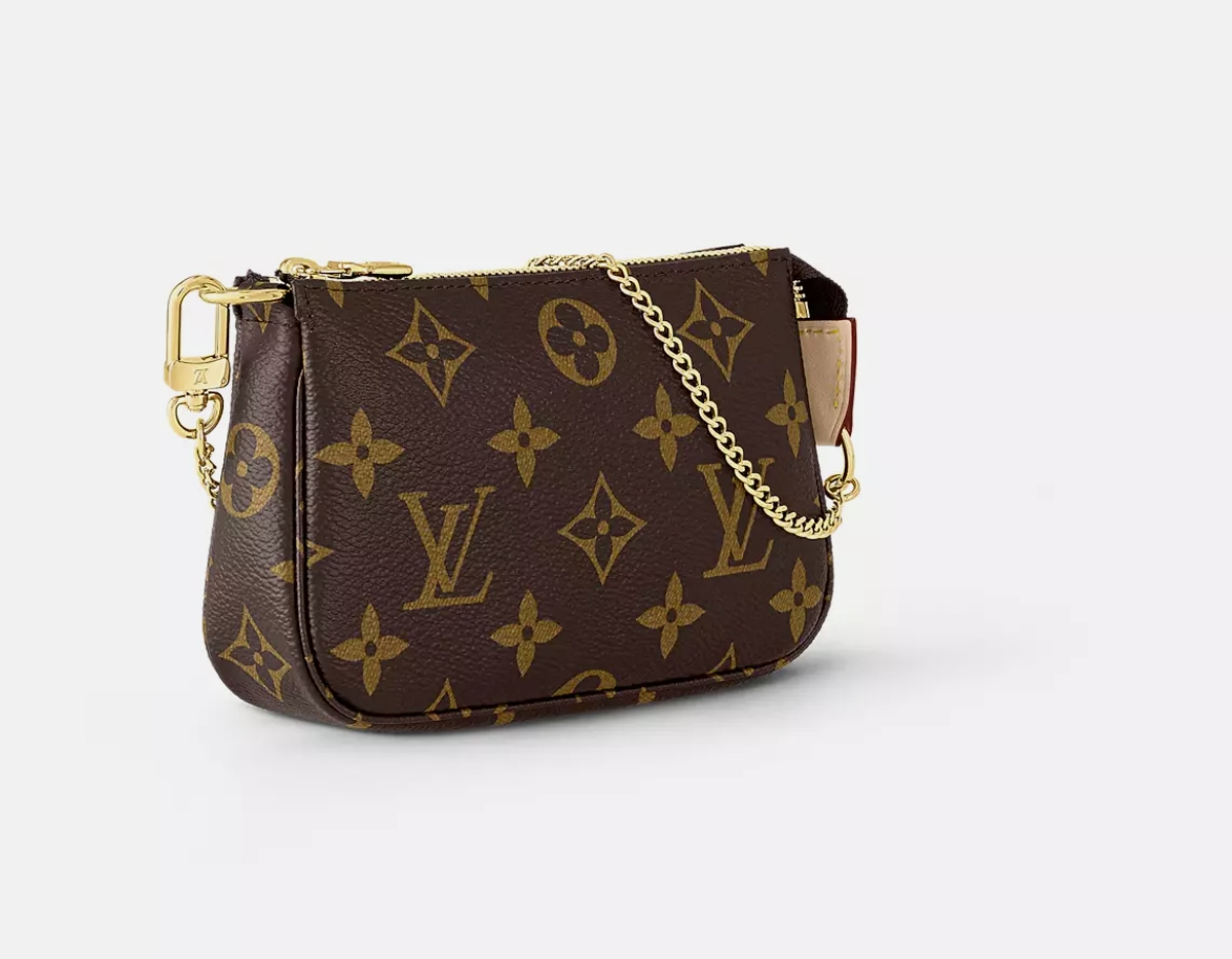 NEW LOUIS VUITTON Mini Pochette Accessoires Chain Pouch Monogram HOT GIFT 