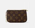 NEW LOUIS VUITTON Mini Pochette Accessoires Chain Pouch Monogram HOT GIFT 