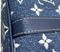 LOUIS VUITTON Speedy 25 Bag Denim Blue M59609 Crossbody Hand Purse Auth LV bags