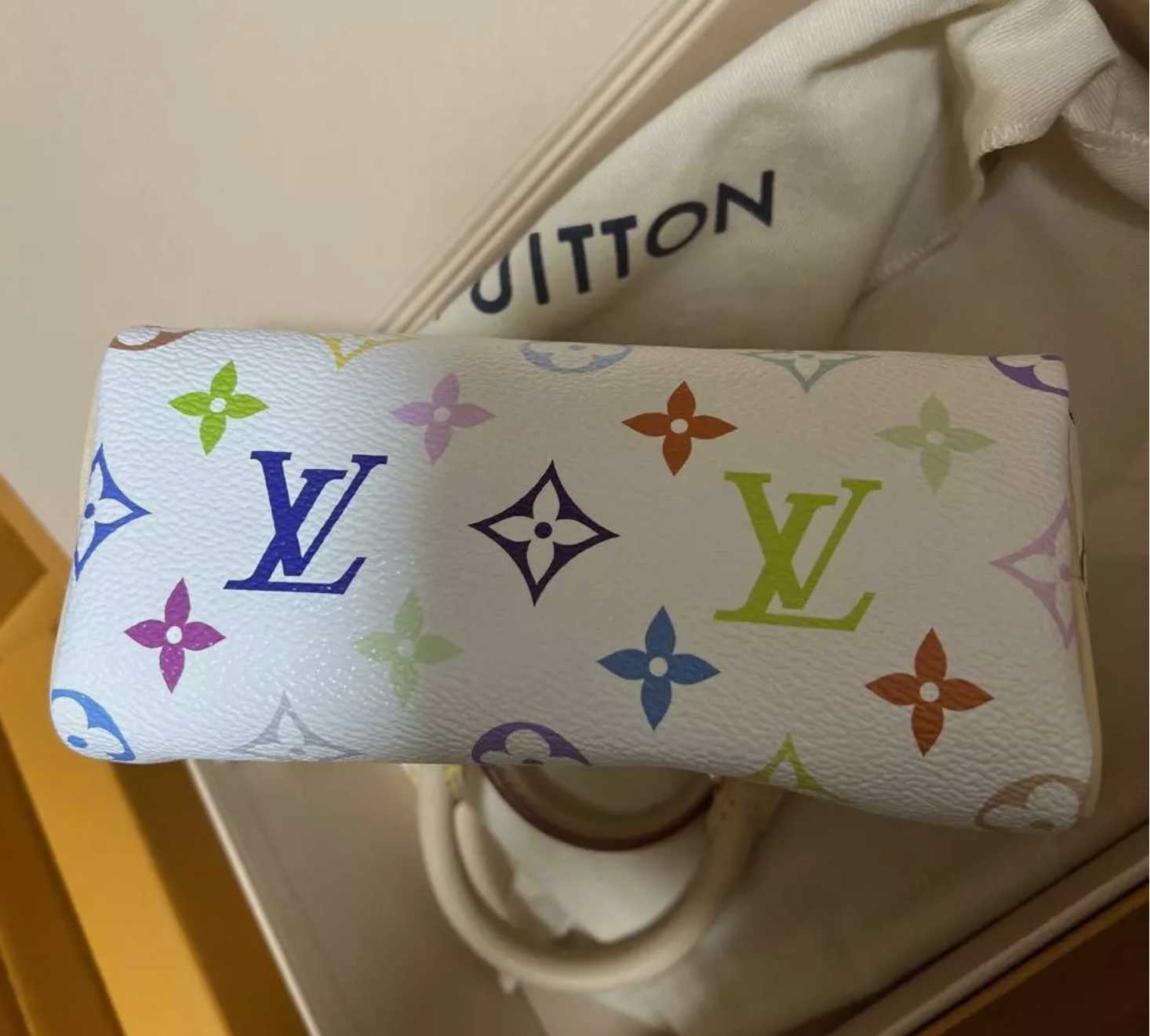 Louis Vuitton x Takashi Murakami Nano Speedy M13391 Genuine 2025 lv bag cheap 