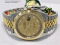 Rolex Datejust 41mm 126333 Jubilee 18K Yellow Gold/SS Factory Diamond Watch NEW