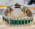 Rolex Day-Date 40 President 228239 White Gold Slate Striped Dial Mens luxury 