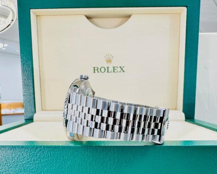 Rolex Datejust 126334 41mm Jubilee Blue Dial 18K White Gold Bezel Watch swiss 