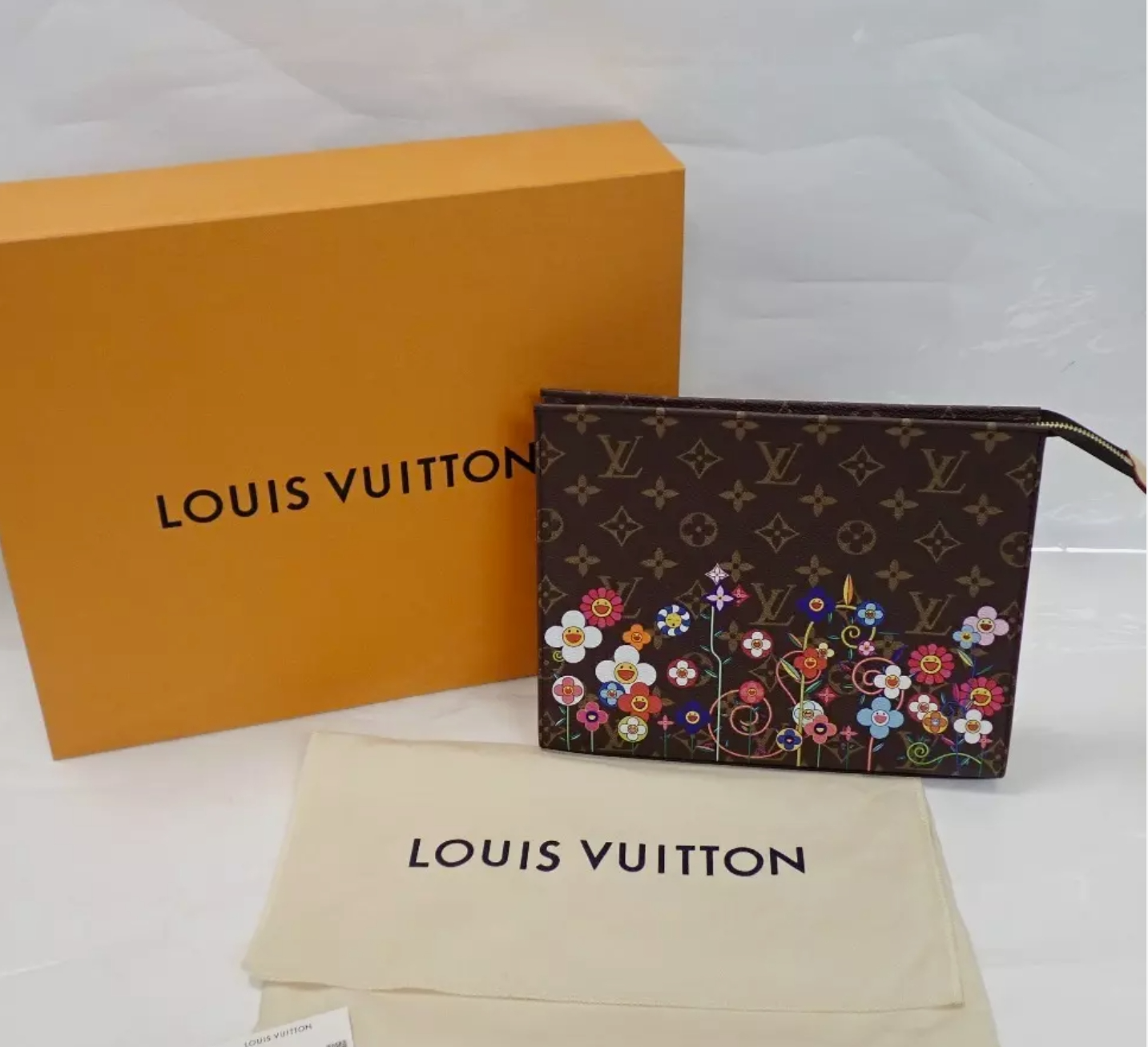 Louis Vuitton Takashi Murakami Posh Toware Pouch M14180 monogram lv handbag sale