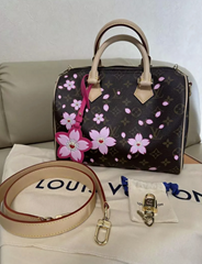               × Takashi Murakami Speedy Bandoulière 25 Monogram Sakura M14174 LV