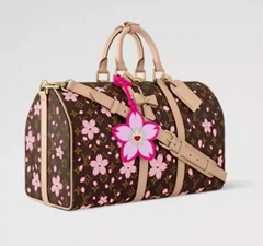               × Takashi Murakami Keepall Bandoulière 45 M13752 Cherry Blossom lv