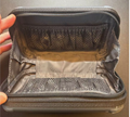 Rimowa EVA Airways First Class Travel Amenity Hard Case Gray Thai Airways Travel Case Pouch Silver