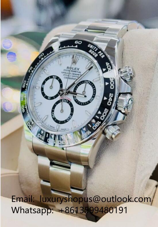 Rolex Daytona 126500LN 40mm Stainless Steel Panda Dial Box & Papers swiss luxury
