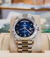 Rolex Datejust 41 Wimbledon 126301 Steel & Rose Custom Diamond Bezel B/P swiss 
