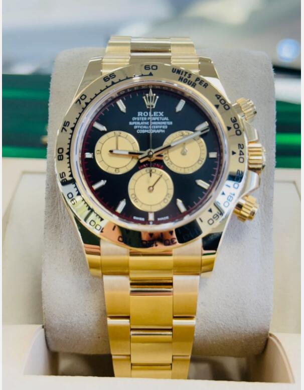 Rolex Daytona 126508 Chronograph PAUL NEWMAN DIAL 18K Yellow Gold Watch swiss 