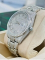 Rolex Datejust 41 126300 Full Custom Diamond Pave Set Baguette Dial UNWORN B/PPR