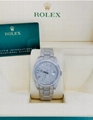 Rolex Datejust 41 126300 Full Custom Diamond Pave Set Baguette Dial UNWORN B/PPR