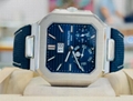 Patek Philippe 5822P-001 Cubitus Platinum Moonphase with Blue Skeleton Dial Back