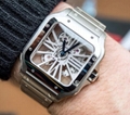 Cartier Tank Française WSTA0067 36.7mm Large Silvered Roman Dial Box/Paper lady