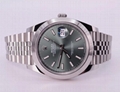 Rolex Datejust 41 NEW 2024 Mint Green Dial Jubilee Band Smooth Bezel Stainless