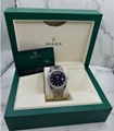 Rolex Oyster Perpetual - Ref. 77080 - Custom Silver Diamond Dial & Bez Buy swiss