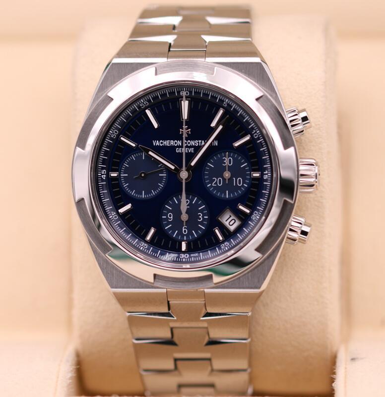 Vacheron Constantin Overseas Chronograph Blue Dial 5500V/110A-B148 Luxury swiss 