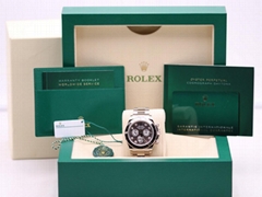 Rolex Daytona White Gold Black Mother of Pearl Dial 116509 luxury swiss watch 