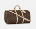 New Louis Vuitton Keepall Bandouliere 60 Monogram Travel Bag LV handbag men sale