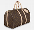 Louis Vuitton Keepall Bandouliere Duffle Bag 45 Brown Canvas M41418 lv men bag 