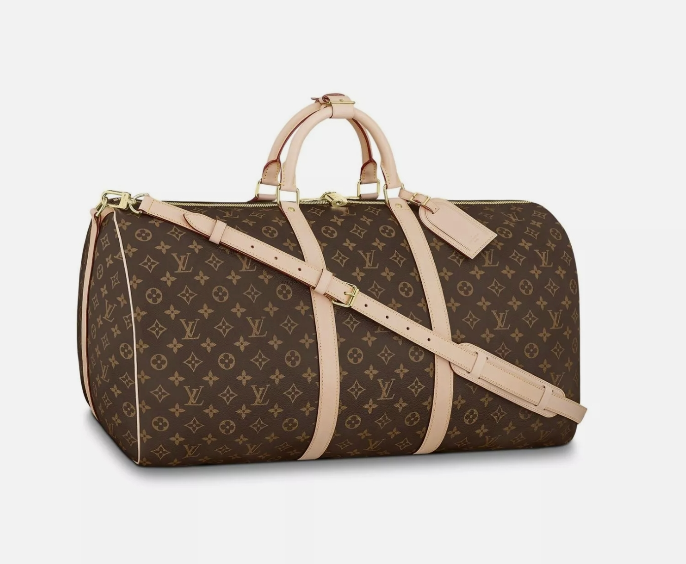 Louis Vuitton Keepall Bandouliere Duffle Bag 45 Brown Canvas M41418 lv men bag 