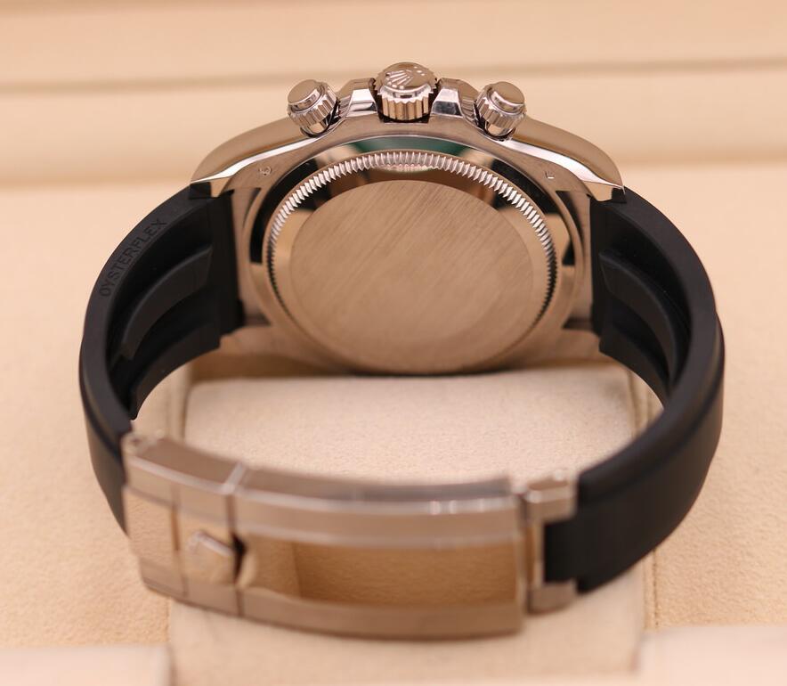 Rolex Daytona White Gold Black Dial Oysterflex 126519LN Luxury swiss brand sale 