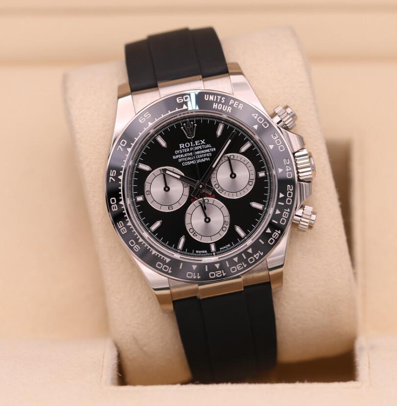 Rolex Daytona White Gold Black Mother of Pearl Dial 116509 Swiss automatic watch