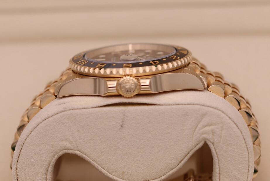 Rolex GMT-Master II Yellow Gold Black Dial 126718GRNR buy cheap watches online  