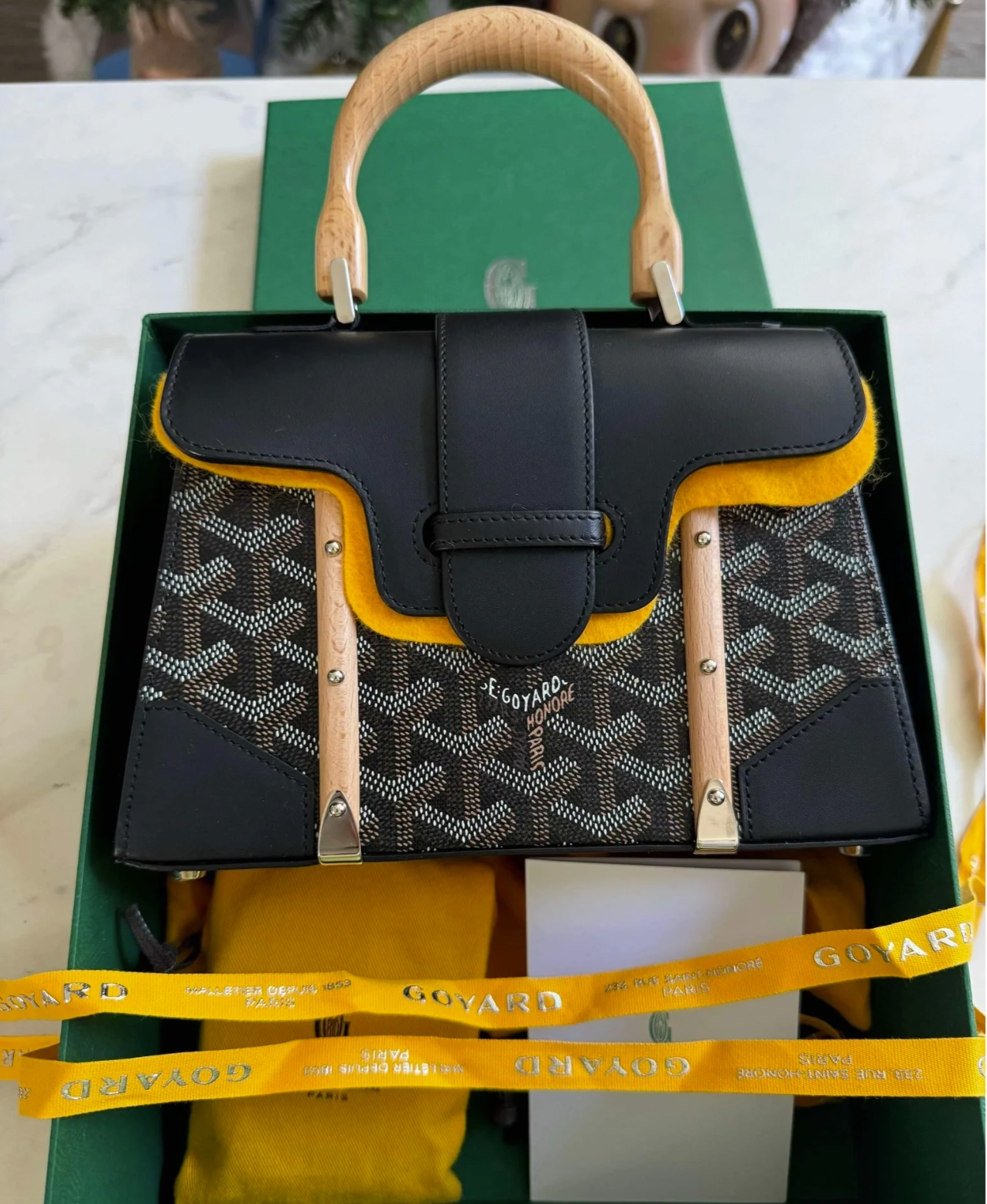 Goyard Saigon Structured Mini Bag Ladies designer luxury replica handbag online 