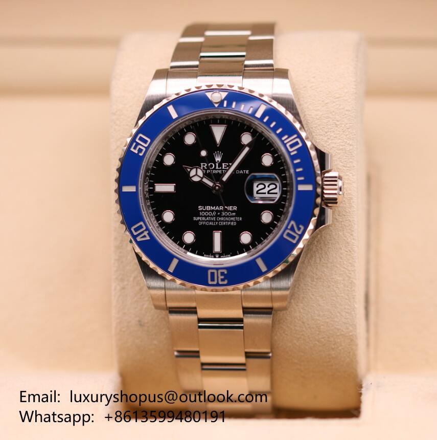 Rolex Submariner Date 41 White Gold Black Dial 126619LB discount swiss watches 