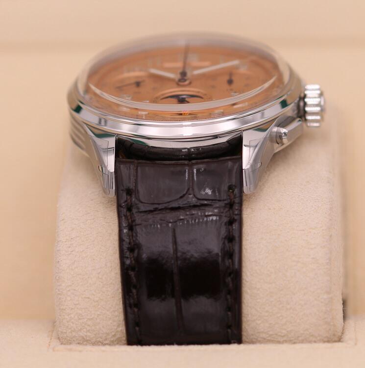 Breitling Premier B25 Datora 42 Salmon Dial AB2510 Luxury gift for men swiss 