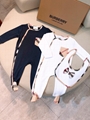 Burberry Baby Clothes Set Newborn Infants Kids Girl Boy Romper Jumpsuit Toddler