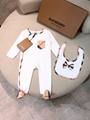 Burberry Romper Jumpsuit Newborn Infant Baby Clothes Set Kids Girl Boy Toddler 