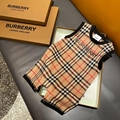 Burberry Baby White Check Jumpsuit girls Romper Newborn Infant Clothes Set Kids