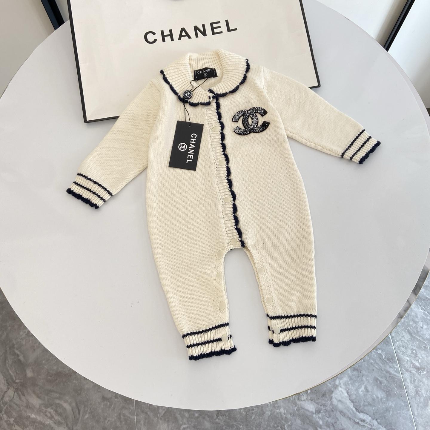 Chanel Romper Jumpsuit Newborn Infant Baby Clothes Set Kids Girl Boy Toddler 