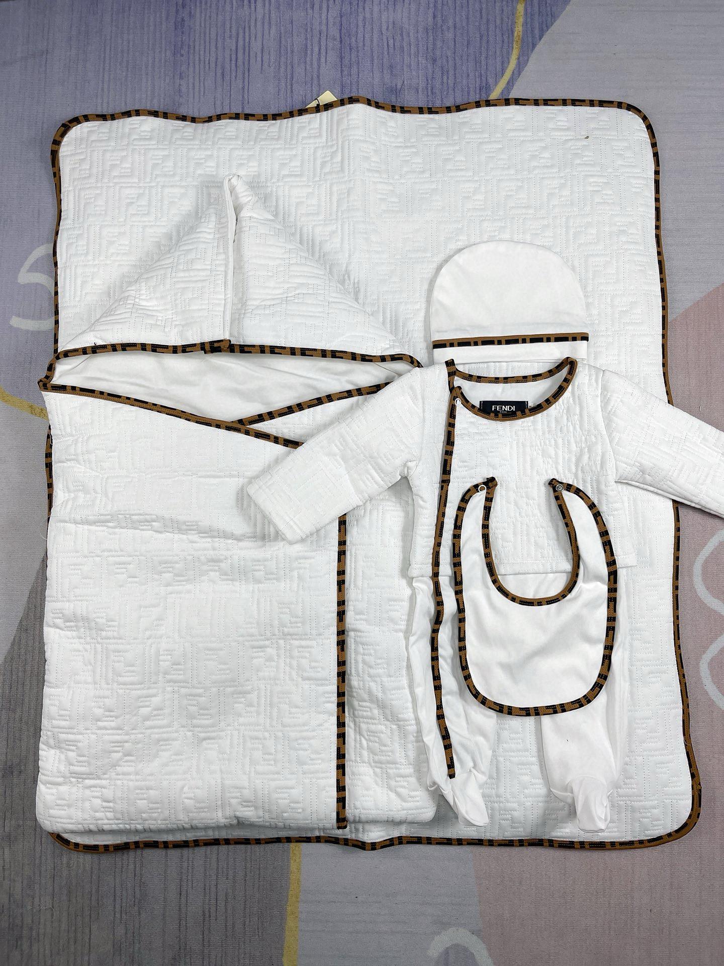 Dior Burberry Swaddle Suits Blanket Set infants Baby Newborn Swaddles Swaddlebags
