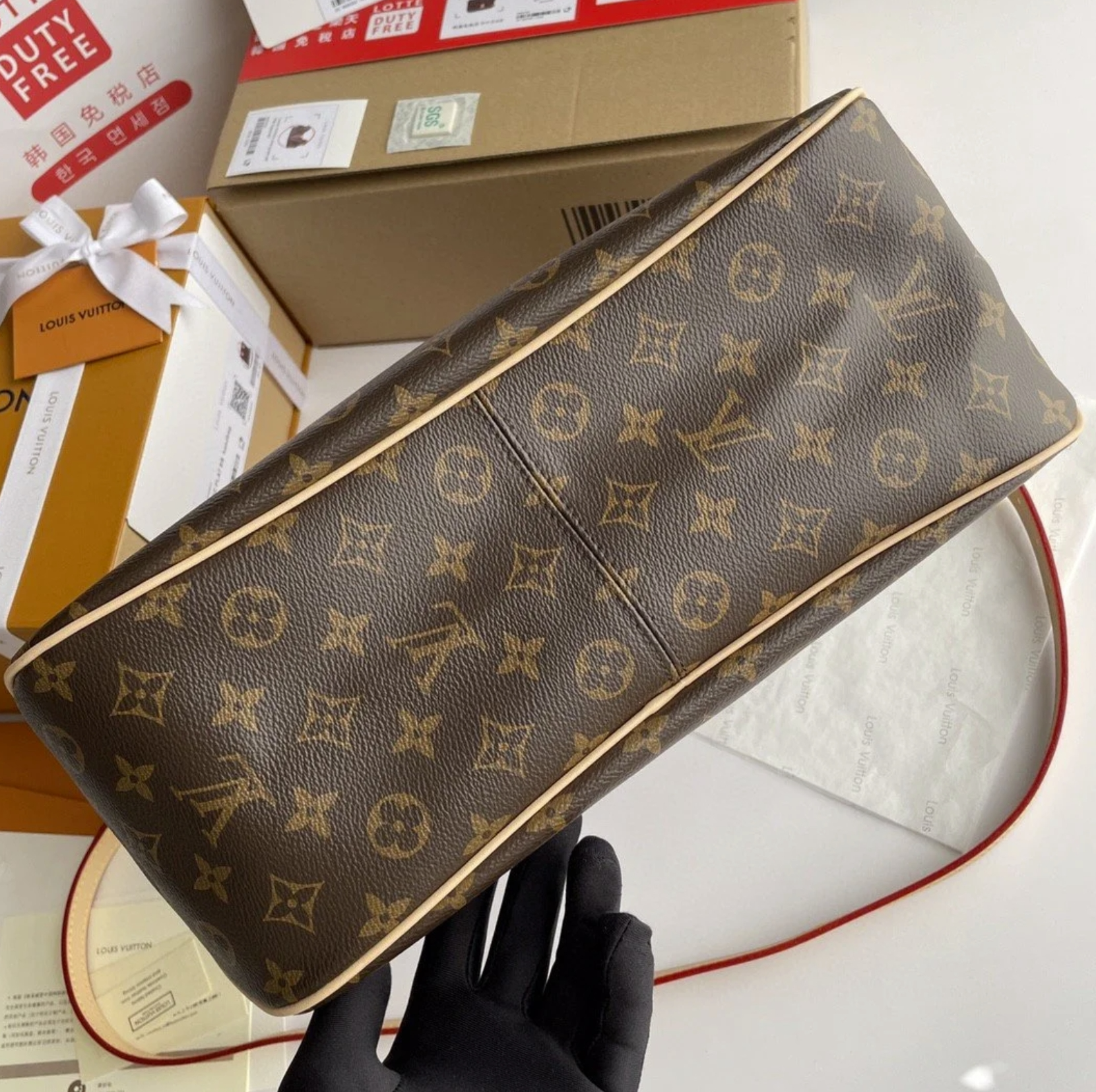 Louis Vuitton Delightful PM Monogram Canvas Natural For Women, Women’s Handbags, Shoulder Bags 33cm LV M40352